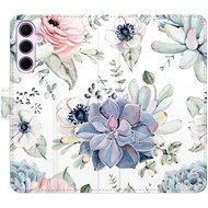 iSaprio Flip Case Succulents for Samsung Galaxy A35 5G - Phone Case