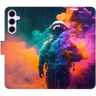 iSaprio Flip case Astronaut in Colours 02 for Samsung Galaxy A55 5G - Phone Case