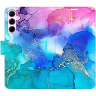 iSaprio Flip Case BluePink Paint for Samsung Galaxy A55 5G - Phone Case
