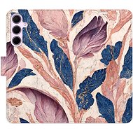 iSaprio Flip case Old Leaves 02 for Samsung Galaxy A55 5G - Phone Case