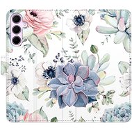 iSaprio Flip Case Succulents for Samsung Galaxy A55 5G - Phone Case