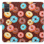 iSaprio Flip pouzdro Donuts Pattern pro Samsung Galaxy A71 - Phone Case