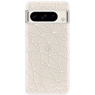 iSaprio Abstract Triangles 03 - white - Google Pixel 8 Pro - Phone Cover