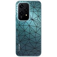 iSaprio Abstract Triangles 03 - black - Honor 200 Lite - Phone Cover