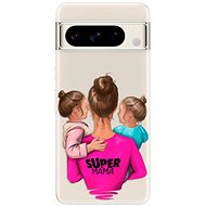 iSaprio Super Mama - Two Girls - Google Pixel 8 Pro - Phone Cover