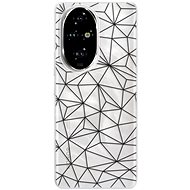 iSaprio Abstract Triangles 03 - black - Honor 200 Pro - Phone Cover