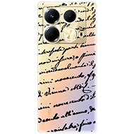 iSaprio Handwriting 01 - black - Infinix Note 40 - Phone Cover