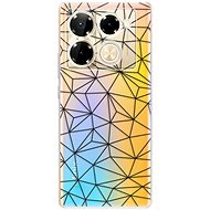 iSaprio Abstract Triangles 03 - black - Infinix Note 40 PRO / Note 40 PRO+ 5G - Phone Cover
