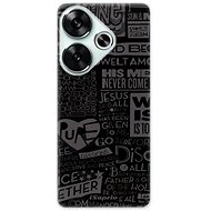 iSaprio Text 01 - Poco F6 - Phone Cover