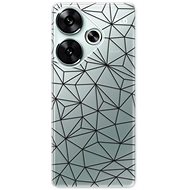 iSaprio Abstract Triangles 03 - black - Poco F6 - Phone Cover