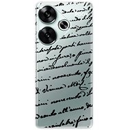 iSaprio Handwriting 01 - black - Poco F6 - Phone Cover