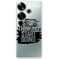 iSaprio Start Doing - black - Poco F6 - Phone Cover