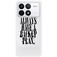 iSaprio Backup Plan - Poco F6 Pro - Phone Cover
