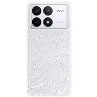 iSaprio Handwriting 01 - white - Poco F6 Pro - Phone Cover
