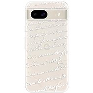 iSaprio Handwriting 01 - white - Google Pixel 8a - Phone Cover