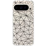 iSaprio Abstract Triangles 03 - black - Google Pixel 9 / 9 Pro - Phone Cover