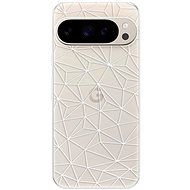 iSaprio Abstract Triangles 03 - white - Google Pixel 9 / 9 Pro - Phone Cover