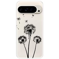iSaprio Three Dandelions - black - Google Pixel 9 Pro XL - Phone Cover