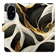 iSaprio Flip Case BlackGold Marble for Honor 200 - Phone Cover