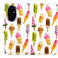 iSaprio Flip Case Ice Cream Pattern for Honor 200 - Phone Cover