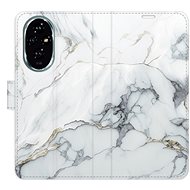 iSaprio Flip case SilverMarble 15 for Honor 200 - Phone Cover