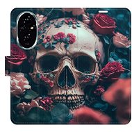 iSaprio Flip case Skull in Roses 02 for Honor 200 - Phone Cover