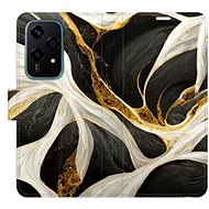 iSaprio Flip Case BlackGold Marble for Honor 200 Lite - Phone Cover