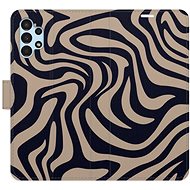 iSaprio Flip Case Zebra Black 02 for Samsung Galaxy A13 / A13 5G - Phone Case