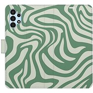 iSaprio Flip Case Zebra Green 02 for Samsung Galaxy A13 / A13 5G - Phone Case