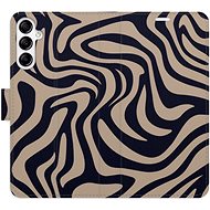 iSaprio Flip Case Zebra Black 02 for Samsung Galaxy A14 / A14 5G - Phone Case