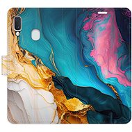 iSaprio Flip Case Colourful Marble for Samsung Galaxy A20e - Phone Case