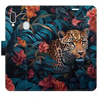 iSaprio Flip Case Flower Jaguar 02 for Samsung Galaxy A20e - Phone Case