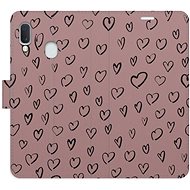 iSaprio Flip case Heart Dark 02 for Samsung Galaxy A20e - Phone Case