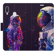 iSaprio Flip Case Neon Astronaut 02 for Samsung Galaxy A20e - Phone Case