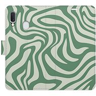 iSaprio Flip Case Zebra Green 02 for Samsung Galaxy A20e - Phone Case