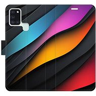 iSaprio Flip Case Color Waves for Samsung Galaxy A21s - Phone Case