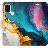 iSaprio Flip Case Colourful Marble for Samsung Galaxy A21s - Phone Case