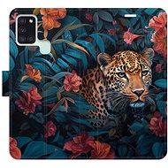 iSaprio Flip Case Flower Jaguar 02 for Samsung Galaxy A21s - Phone Case