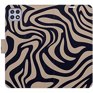 iSaprio Flip Case Zebra Black 02 for Samsung Galaxy A22 5G - Phone Case