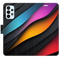 iSaprio Flip case Color Waves for Samsung Galaxy A23 / A23 5G - Phone Case