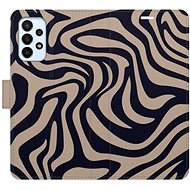 iSaprio Flip Case Zebra Black 02 for Samsung Galaxy A23 / A23 5G - Phone Case