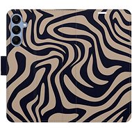 iSaprio Flip Case Zebra Black 02 for Samsung Galaxy A25 5G - Phone Case