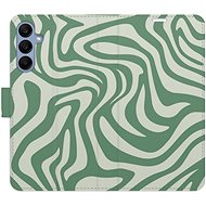 iSaprio Flip Case Zebra Green 02 for Samsung Galaxy A25 5G - Phone Case