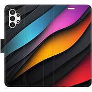 iSaprio Flip Case Color Waves for Samsung Galaxy A32 - Phone Case