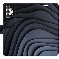 iSaprio Flip case Dark Waves for Samsung Galaxy A32 - Phone Case