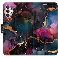 iSaprio Flip Case Dark Marble for Samsung Galaxy A32 5G - Phone Case