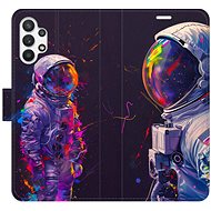 iSaprio Flip Case Neon Astronaut 02 for Samsung Galaxy A32 5G - Phone Case