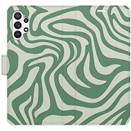 iSaprio Flip Case Zebra Green 02 for Samsung Galaxy A32 5G - Phone Case