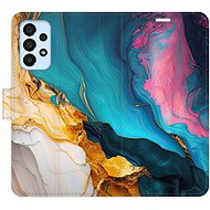 iSaprio Flip Case Colourful Marble for Samsung Galaxy A33 5G - Phone Case