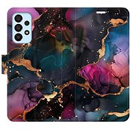 iSaprio Flip Case Dark Marble for Samsung Galaxy A33 5G - Phone Case